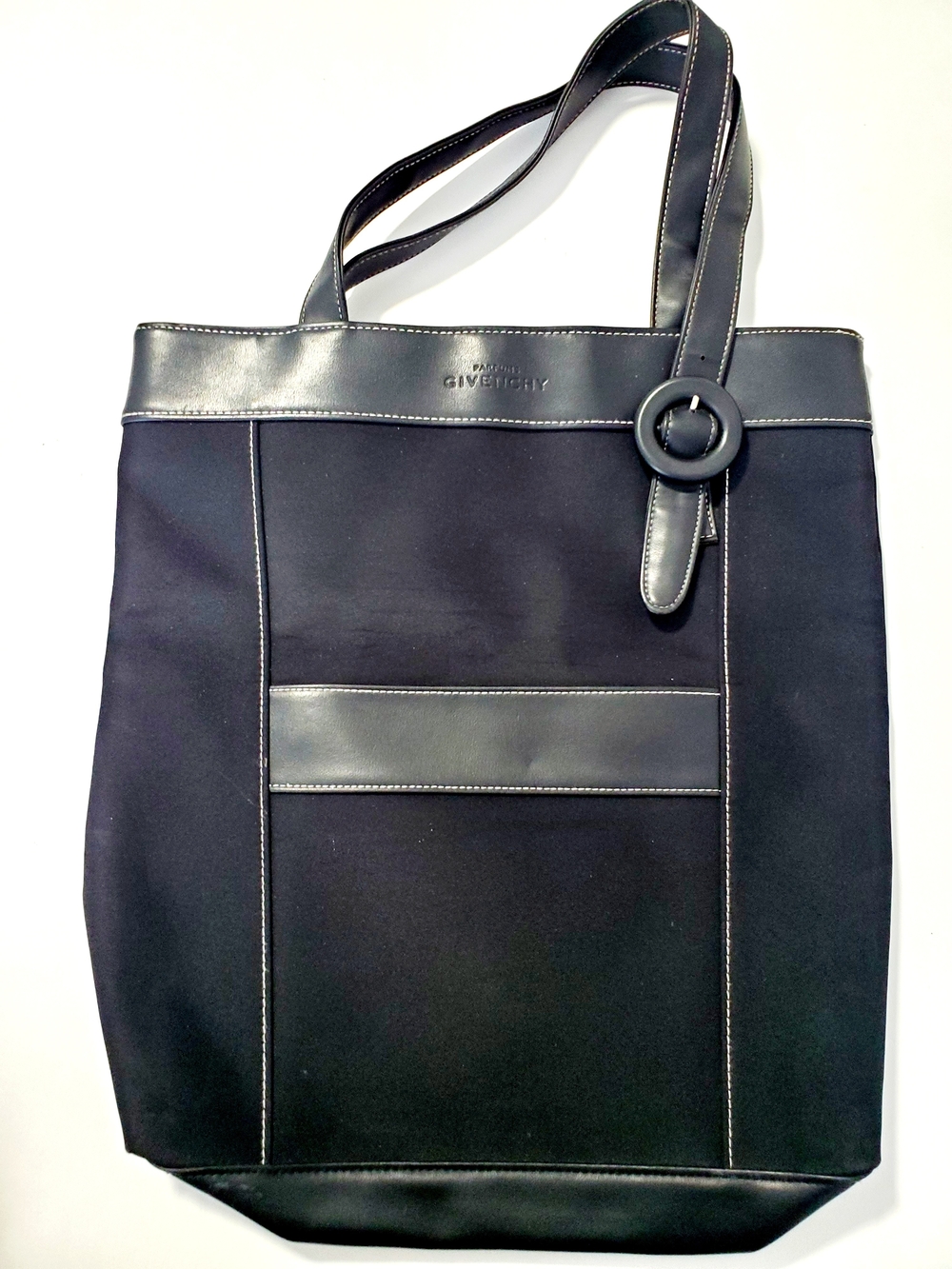 Givenchy Parfume Black Canvas Tote